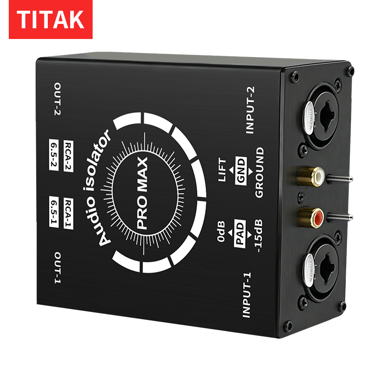 Audio Home Cinema - Kotak Isolator Kebisingan Ground Loop 3Pin