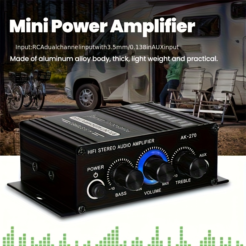 AK-270 HIFI Amplifier Saluran  - Audio Home Cinema ulasan dan harga
