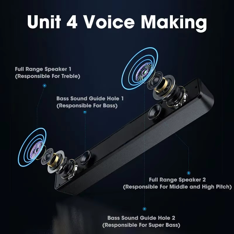 Bluetooth 5.0 4D Surround Soun - Home Cinema Wireless ulasan dan harga