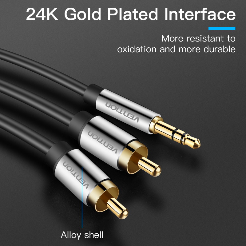 Vention Kabel RCA 3.5 untuk 2R - Home Cinema Tv ulasan dan harga